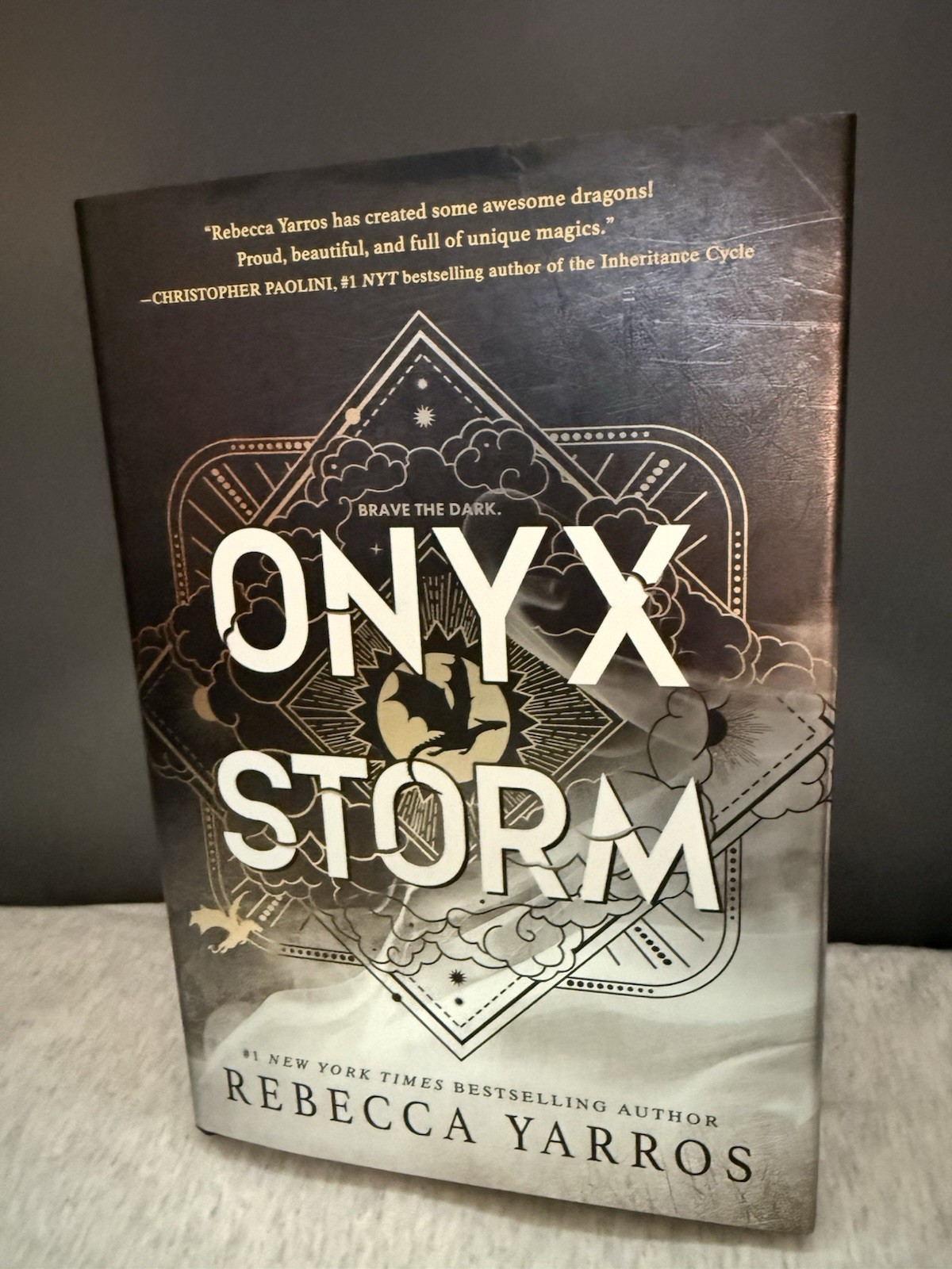 Onyx Storm (Deluxe Limited Edition) by Rebecca Yarros (2025, Hardcover)