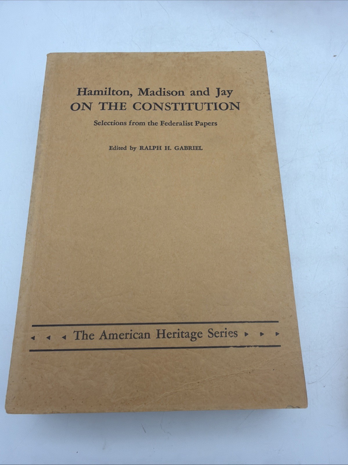 Lot Of 4 PB Books American Heritage Series 1955 Political US history