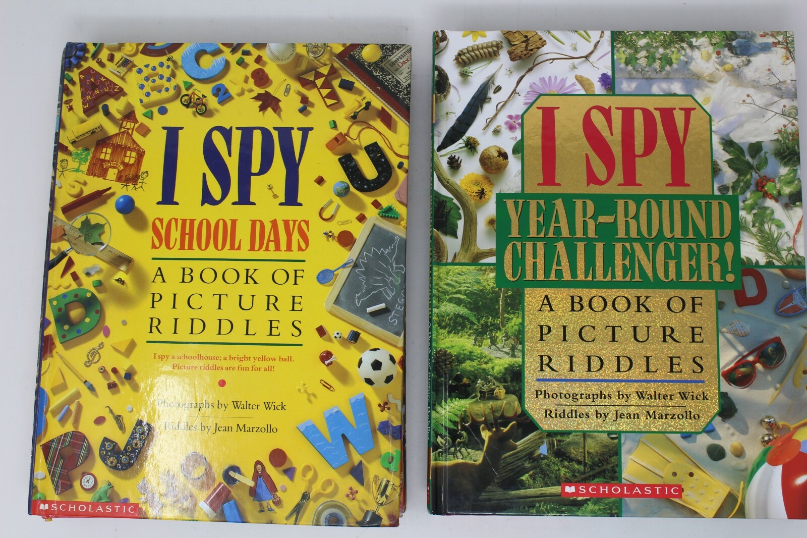 Lot of 5 of I SPY BOOKS A Book of Picture Riddles Hardcover – Random