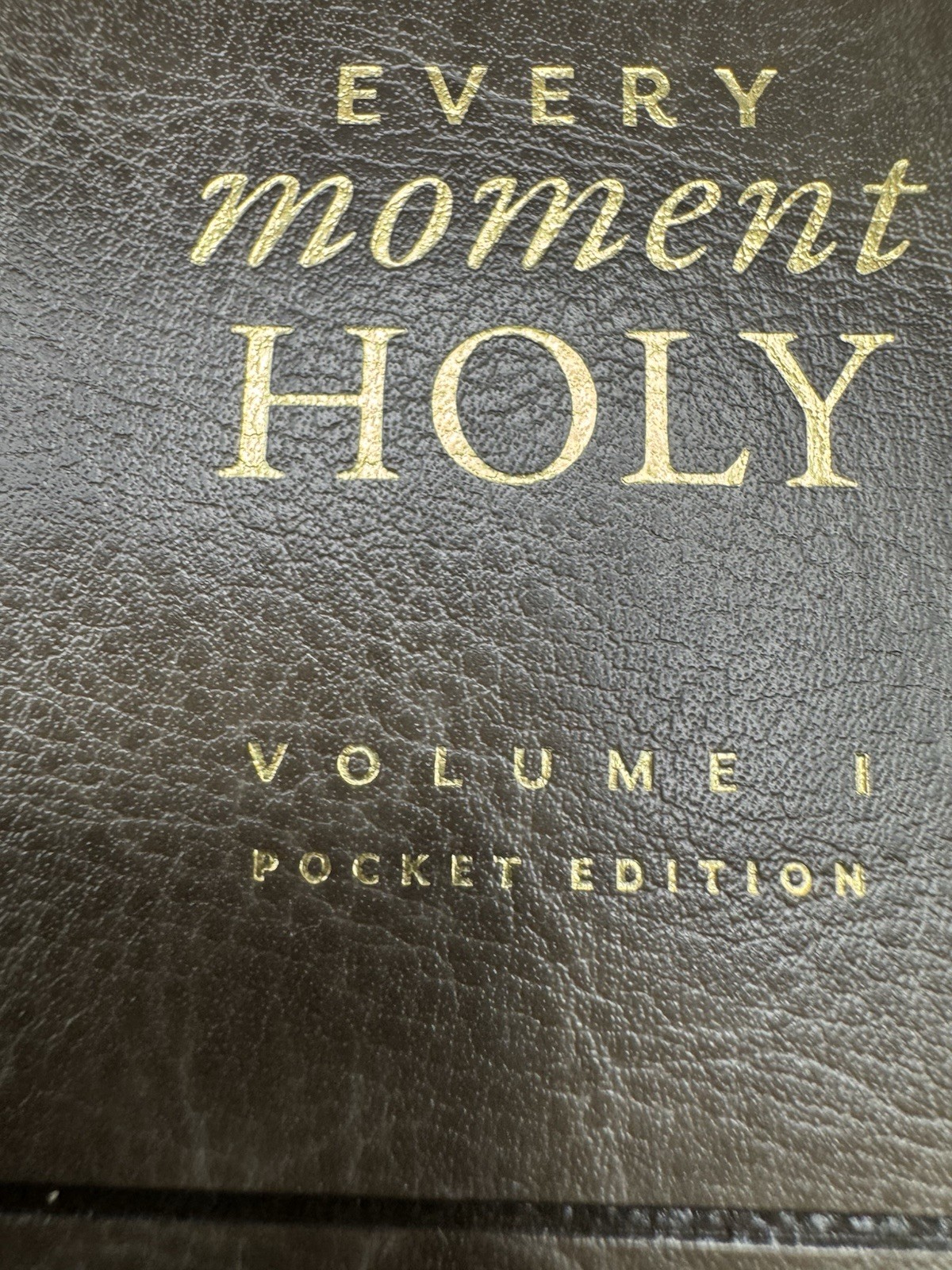 Rabbit Room Press Every Moment Holy Vol 1 Douglas Kaine McKelvey Imitation Lthr