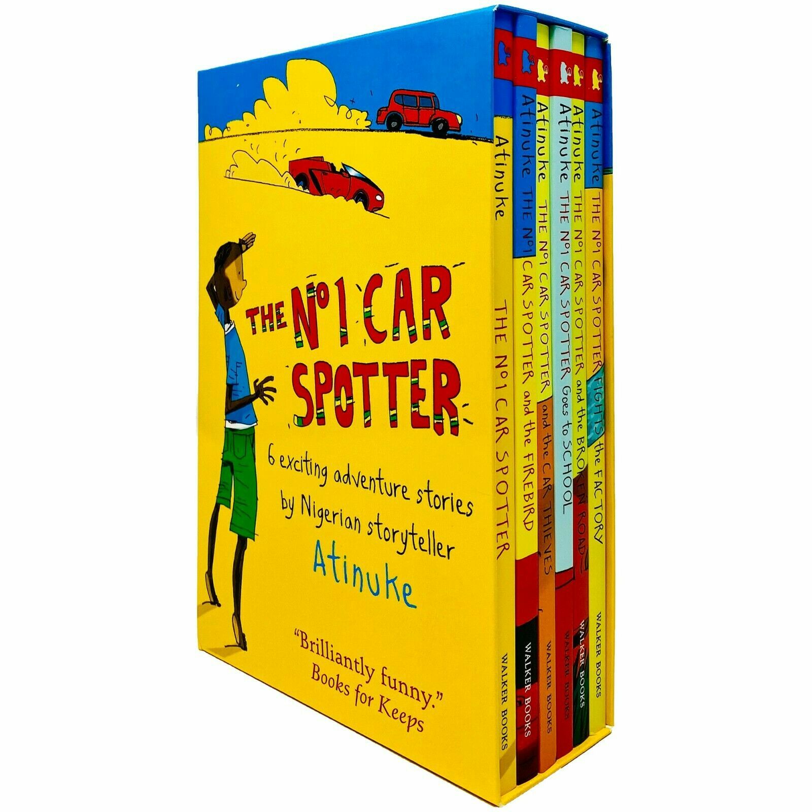The No. 1 Car Spotter Series 6 Books Collection Box Set Paperback by Atinuke