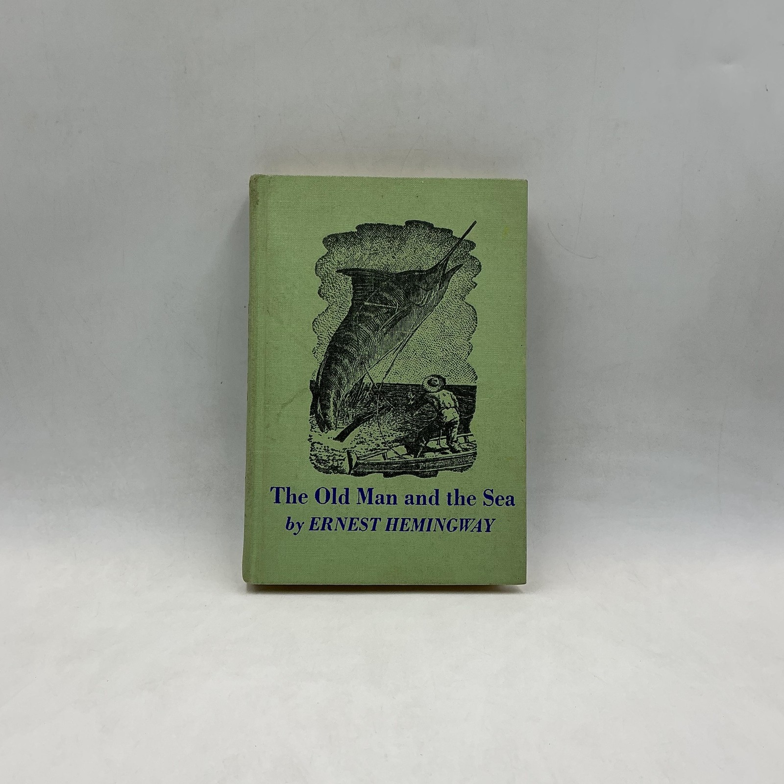 THE OLD MAN AND THE SEA Ernest Hemingway 1952 HC Charles Scribner’s Sons Green