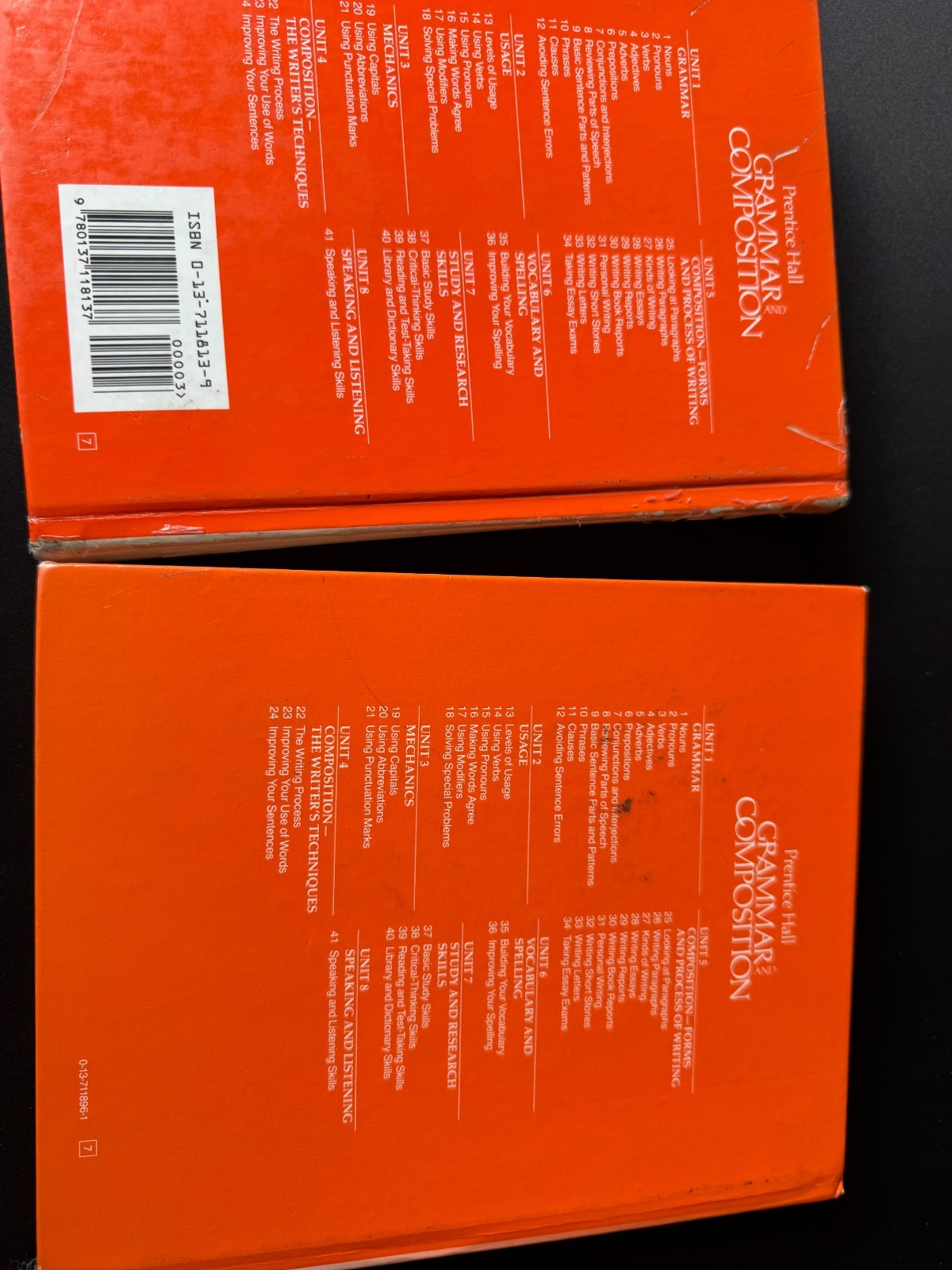 Student + Teacher’s Edition – Prentice Hall Grammar and Composition 1990 Grade 7