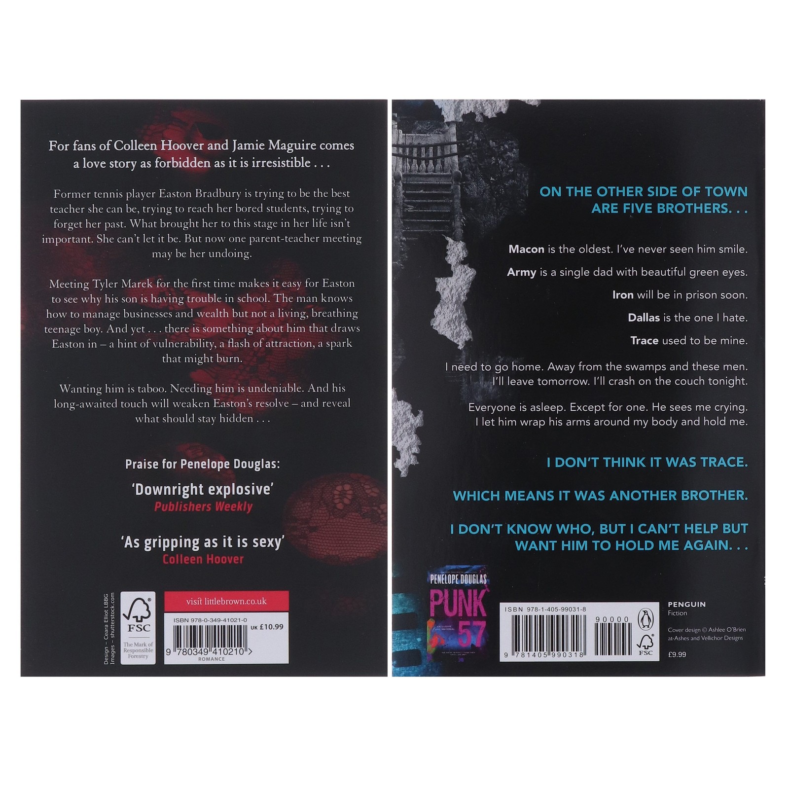 Penelope Douglas (Misconduct & Five Brothers) 2 Books Set – Fiction – Paperback