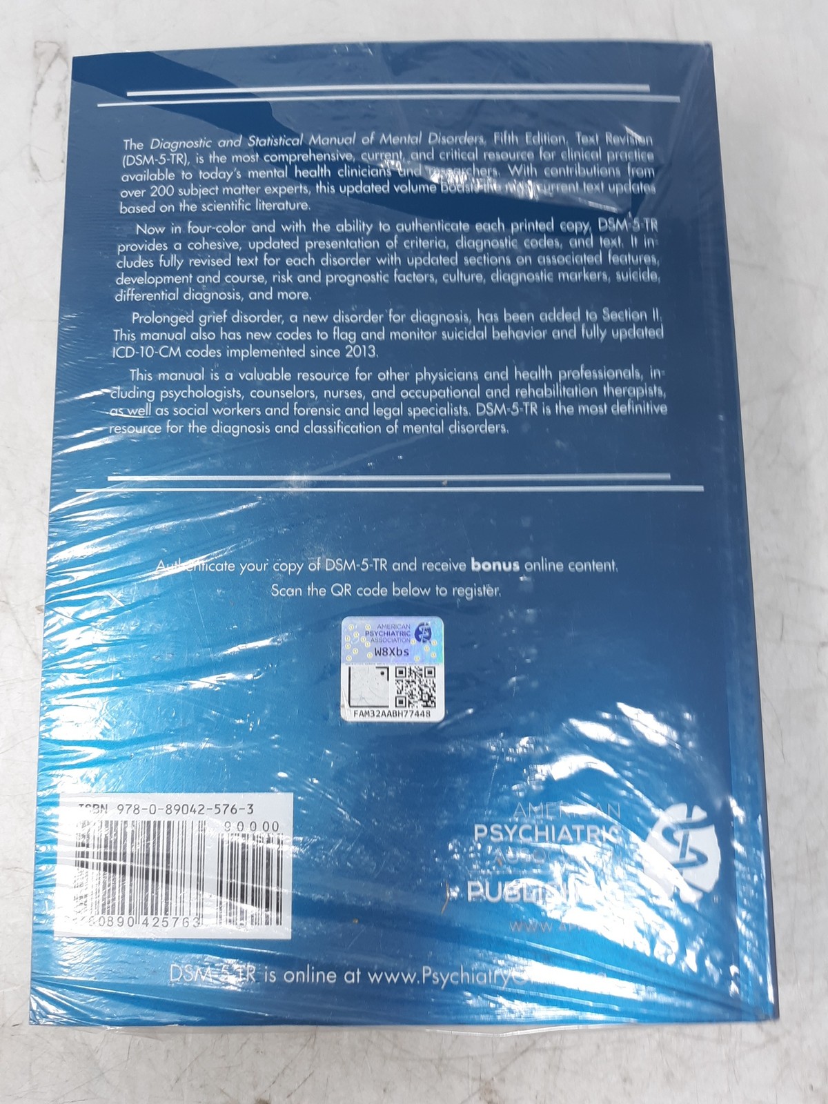 DSM-5-TR Diagnostic and Statistical Manual of Mental Disorders Fifth Edition