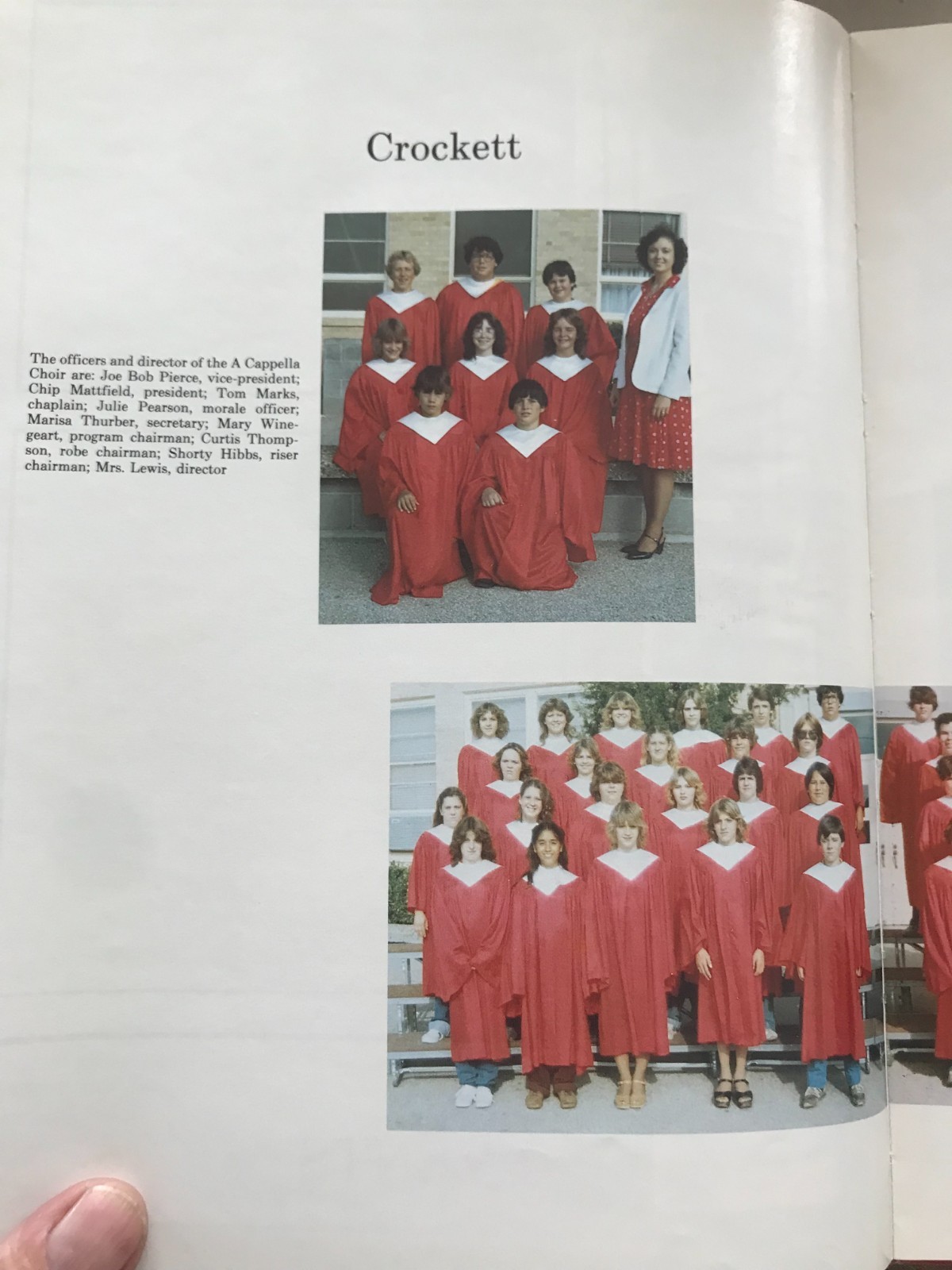 1982 The Round-Up Crockett Junior High School Yearbook, Odessa, Texas