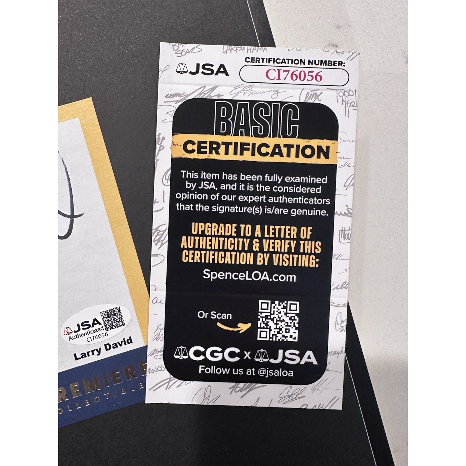 SIGNED Larry David Lessons Learned Making of Curb Your Enthusiasm Book JSA COA