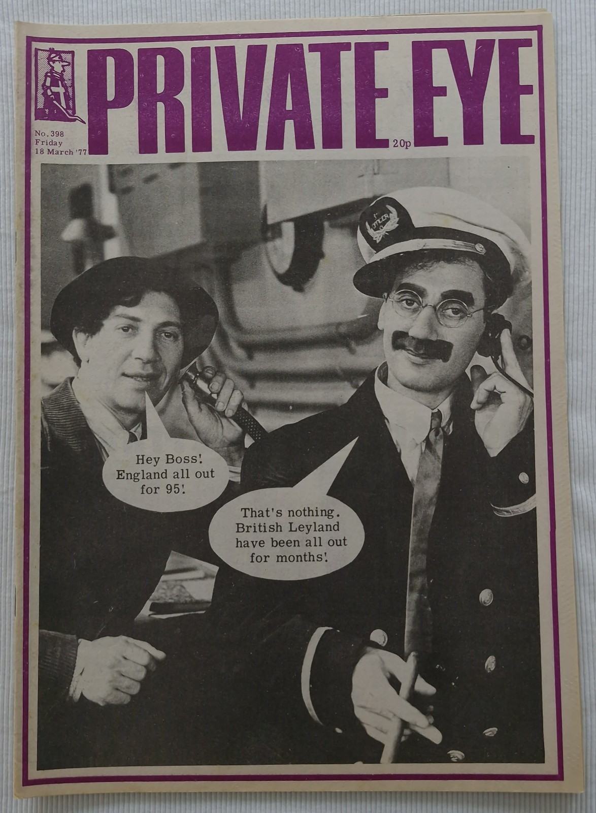 PRIVATE EYE magazine – issue 398 – 18 Mar 1977