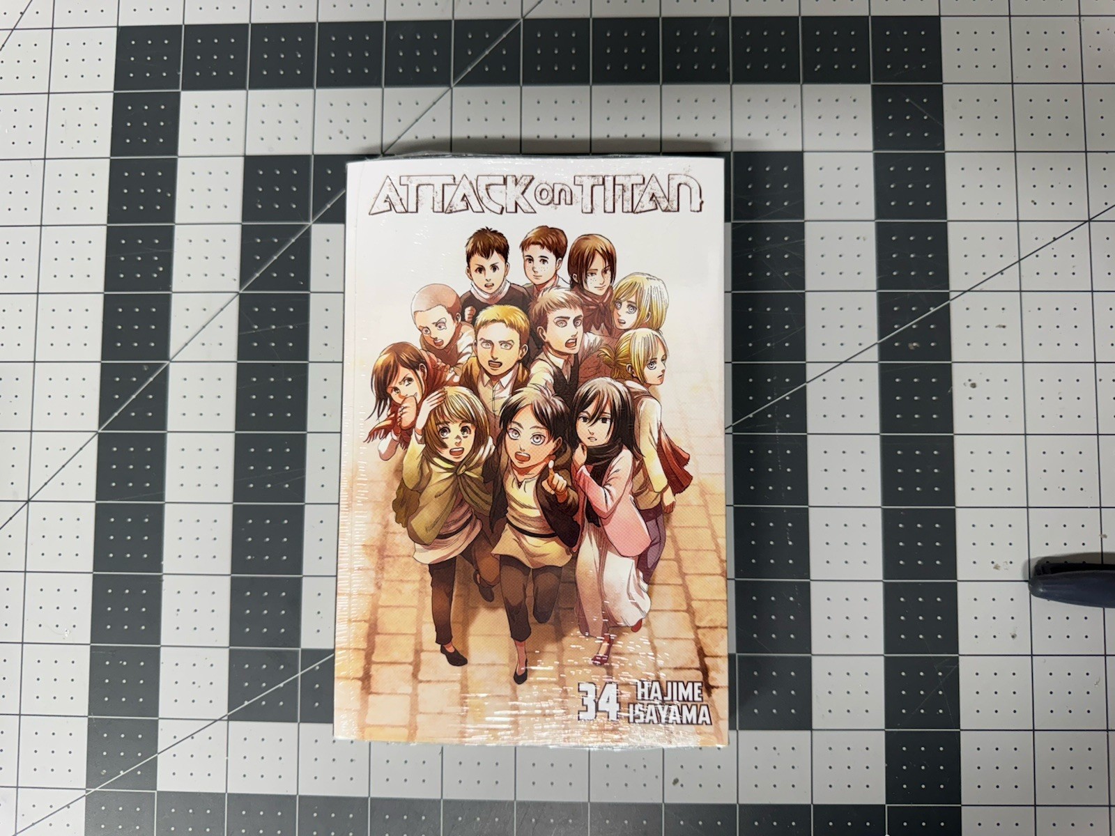 Attack On Titan Vol 34 Kinokuniya Exclusive Sealed With Shikishi Artboard