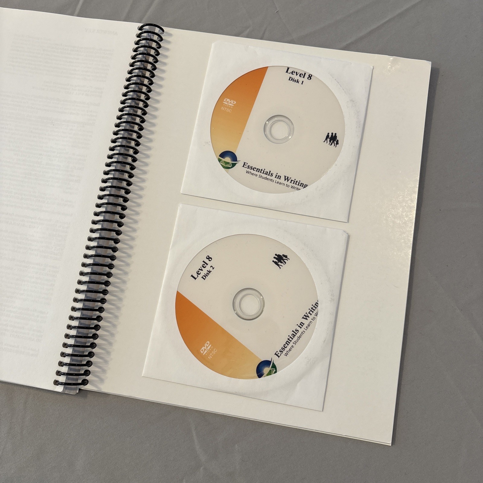 Essentials in Writing Level 8 2nd Edition EIW Student Book and Dvds Homeschool
