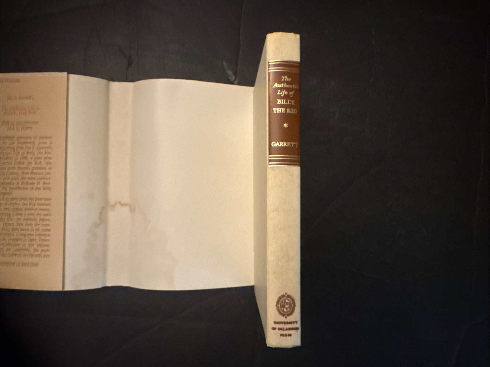 The Authentic Life of BILLY the KID by Pat F. Garrett 1978 HC eleventh printing