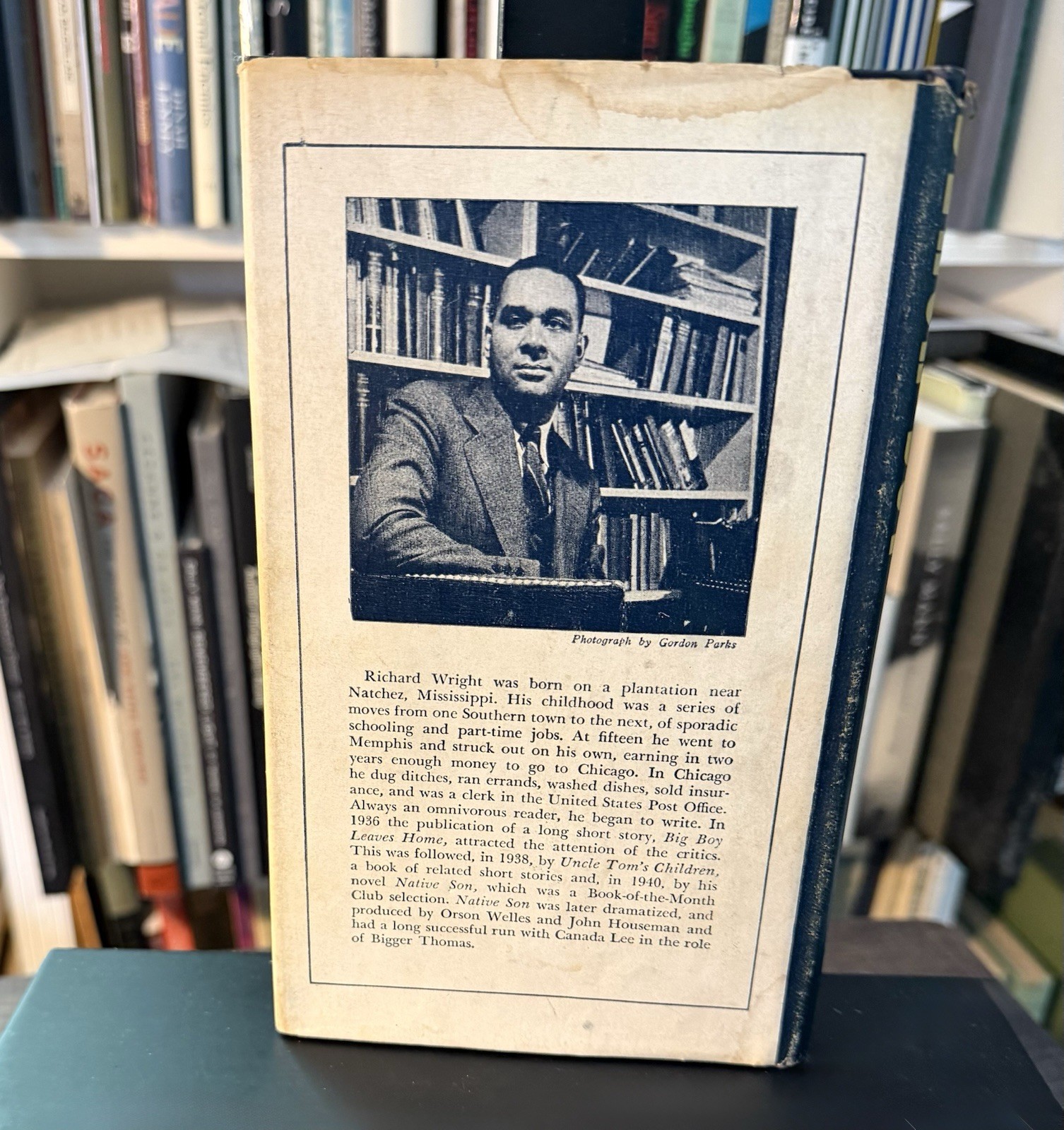 Richard Wright / Black Boy / 1st Ed. Early Pr. / HCDJ / Harper & Brothers