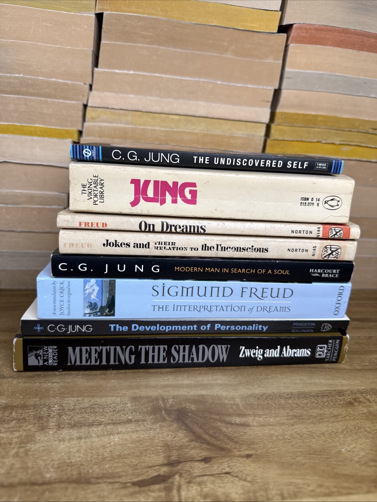 Lot Of 8 Carl C.G. Jung sigmund Freud Archetype Unconscious Psychology Paperback