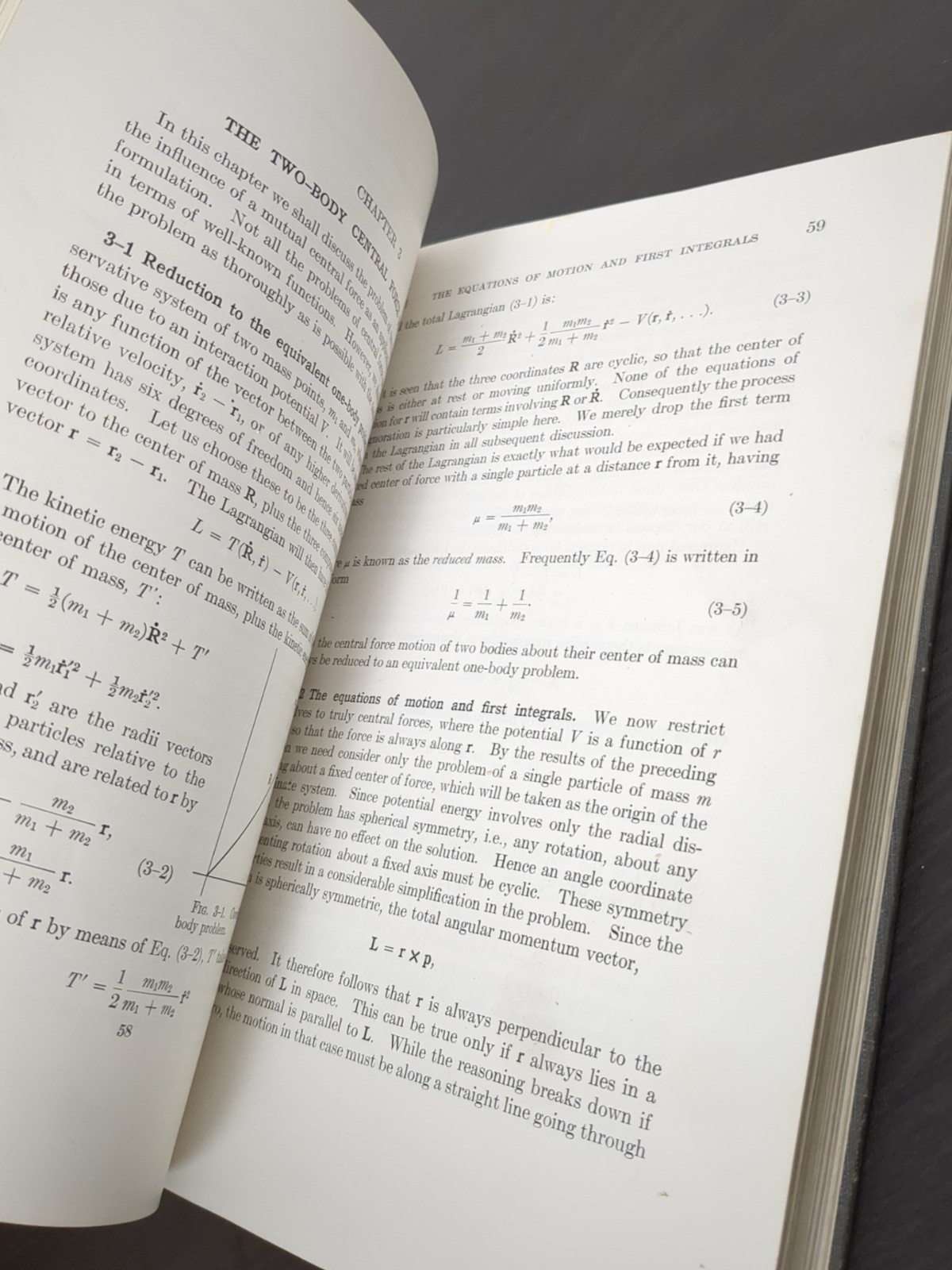 Classical Mechanics By Herbert Goldstein, Ph.D. HC 1950 1957 5th Print
