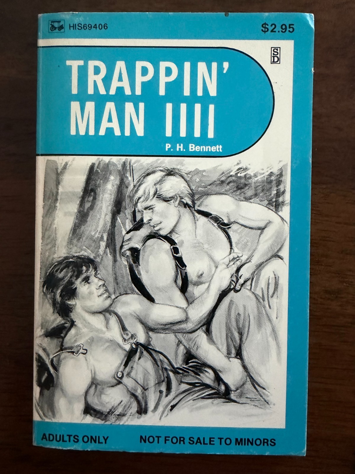 TRAPPIN MAN IIII by P.H. Bennett HIS69406 Gay Pulp Paperback 1980, Very Good