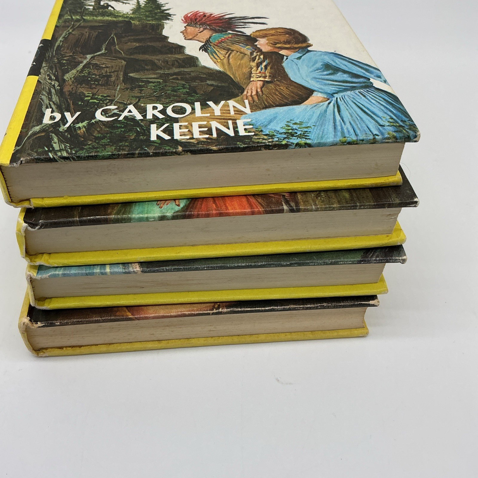 Nancy Drew Mystery Stories Lot of 4 by Carolyn Keene Vintage HC #32, 39, 42, 43