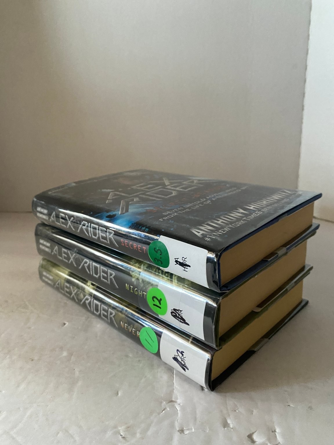 Alex Rider Secret Weapon Nightshade Never Say Die Anthony Horowitz Series YA Spy