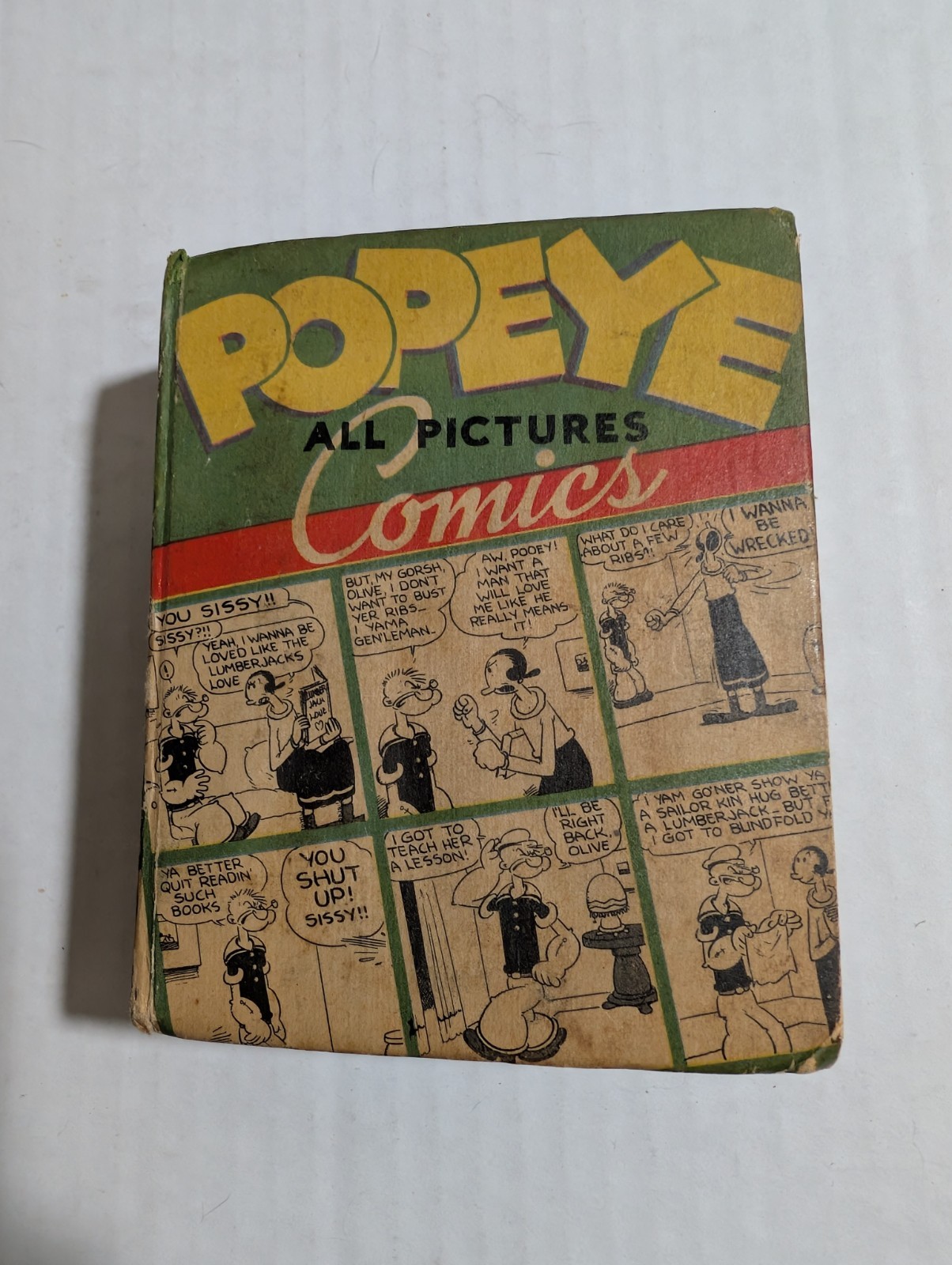 VINTAGE POPEYE ALL PICTURES COMICS BETTER LITTLE BOOK 1942 G