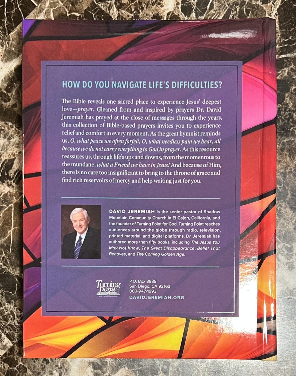Everything to God in Prayer by David Jeremiah Hardcover Book