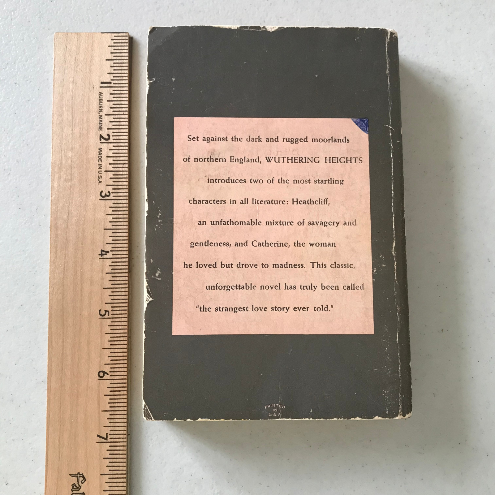 Wuthering Heights by Emily Bronte Vintage A Washington Square Press Paperback