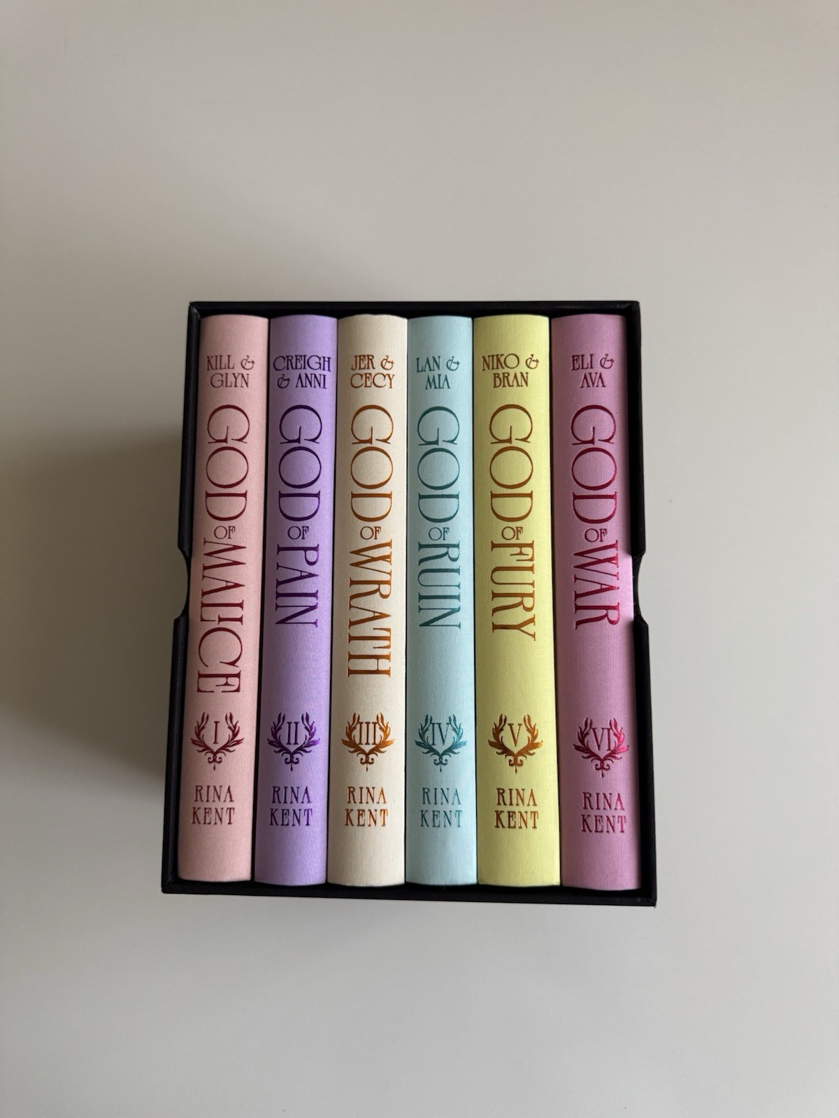 Website Exclusive Pastel Edition Of The Legacy Of Gods Special Edition Rina Kent