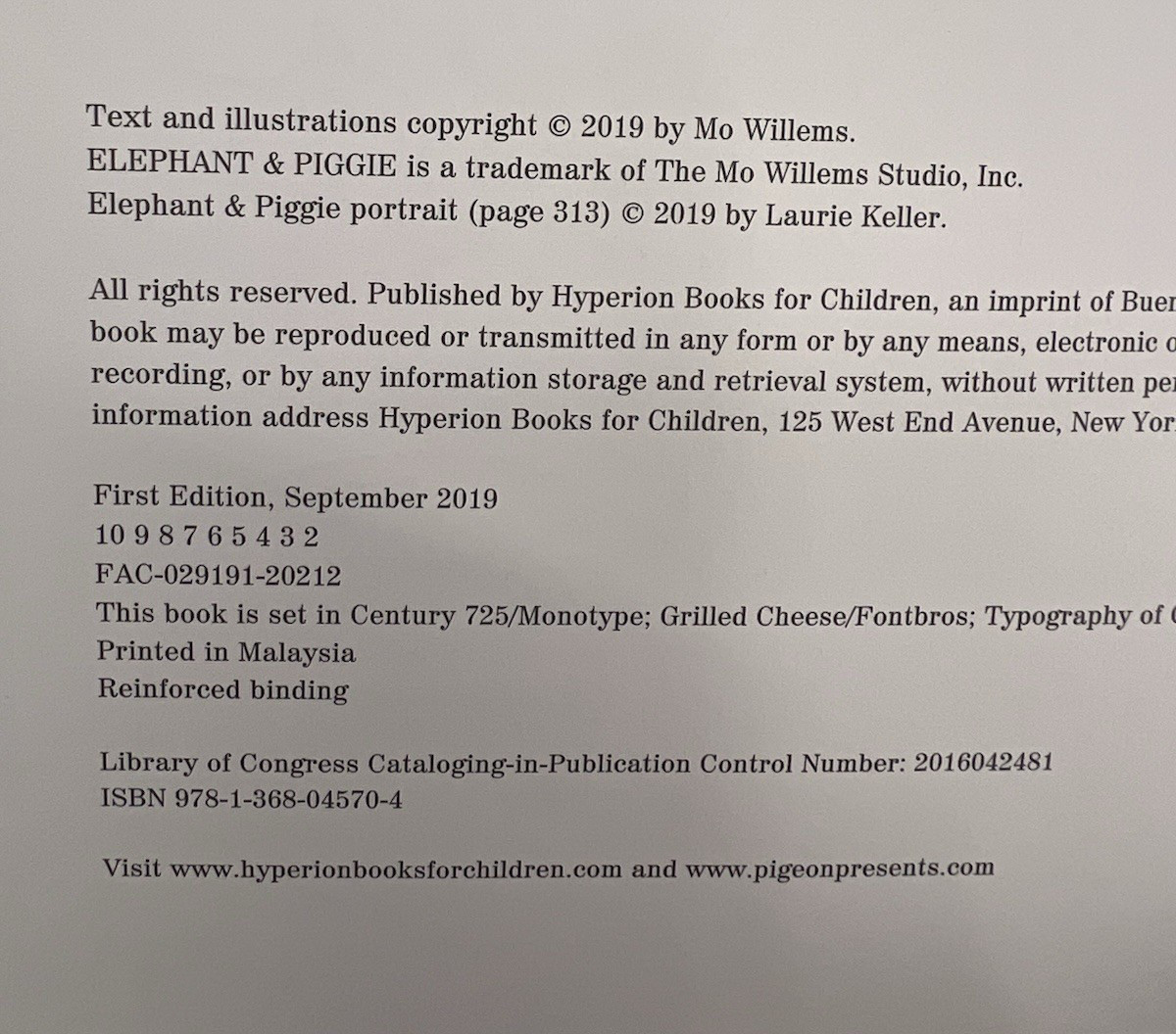 Mo Willems Elephant & Piggie BIGGIE Vol 1 & 2 + Thank You Book Lot 3 HC