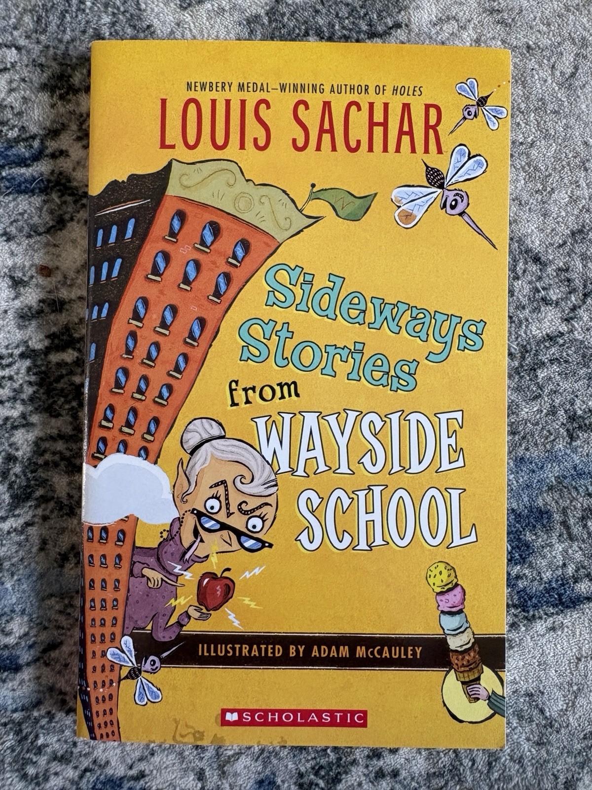 Louis Sachar Wayside School Chapter 3 Book Lot Falling Down Sideways Stranger