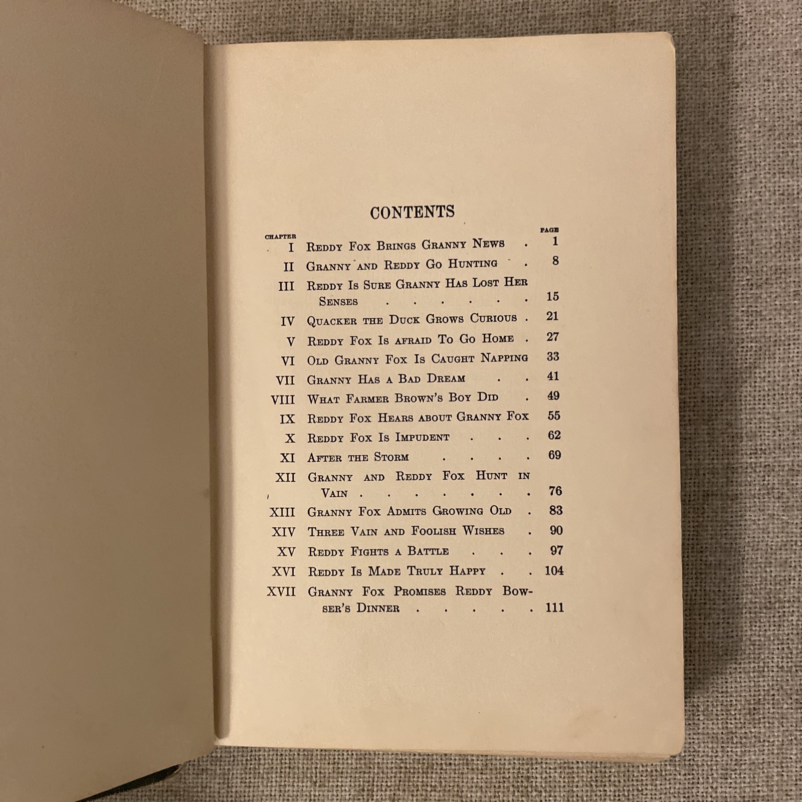 Old Granny Fox By Thornton W. Burgess 1920 HC SIGNED First Edition