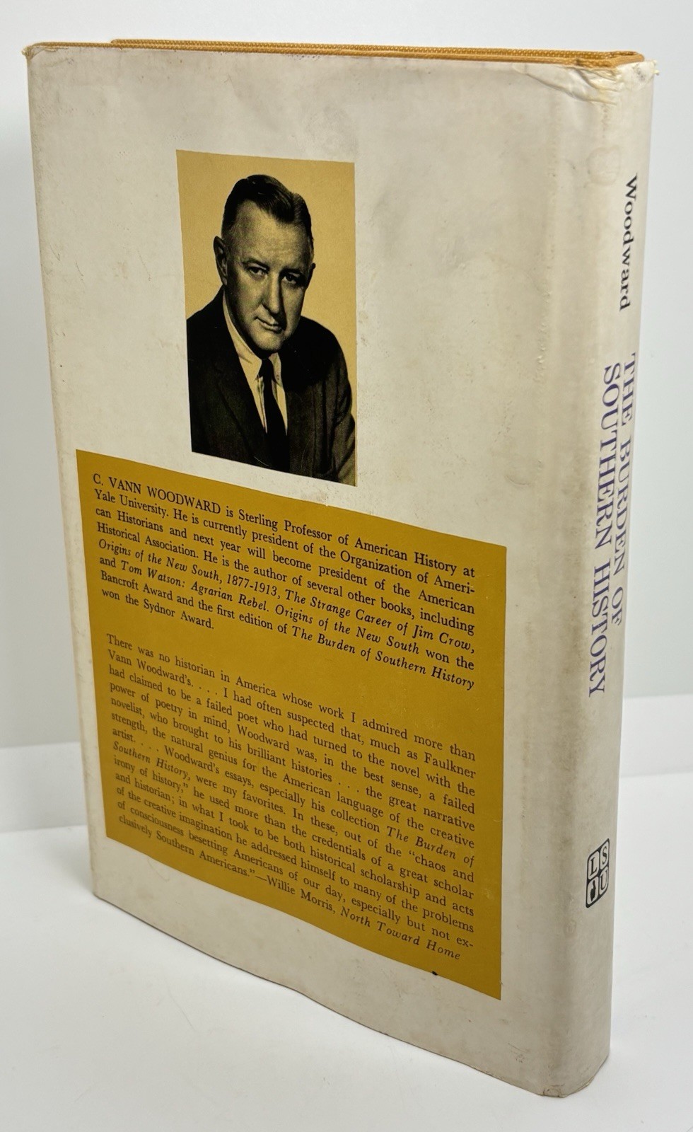 The Burden Of Southern History • Enlarged Edition | C Vann Woodward | 1968 HCDJ