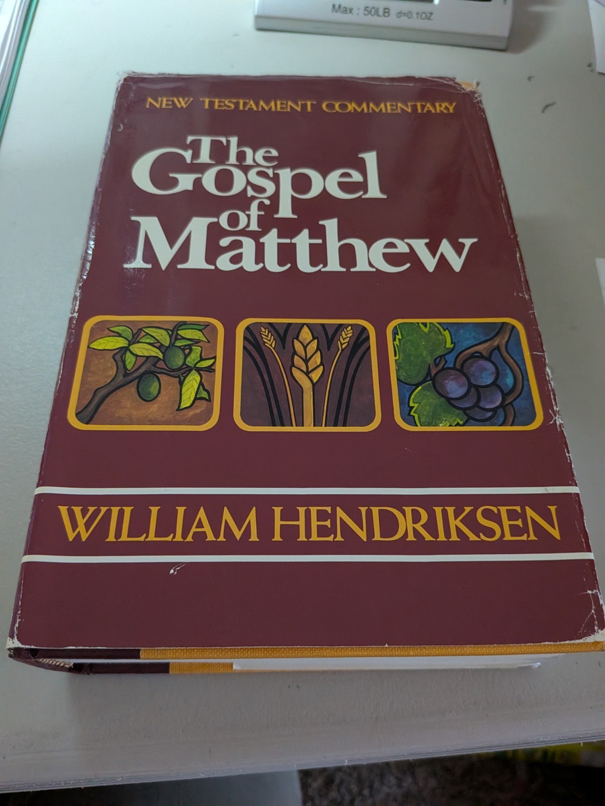 Gospel of Matthew Hendriksen (New Testament Commentary) Hardcover, DJ, Very Good