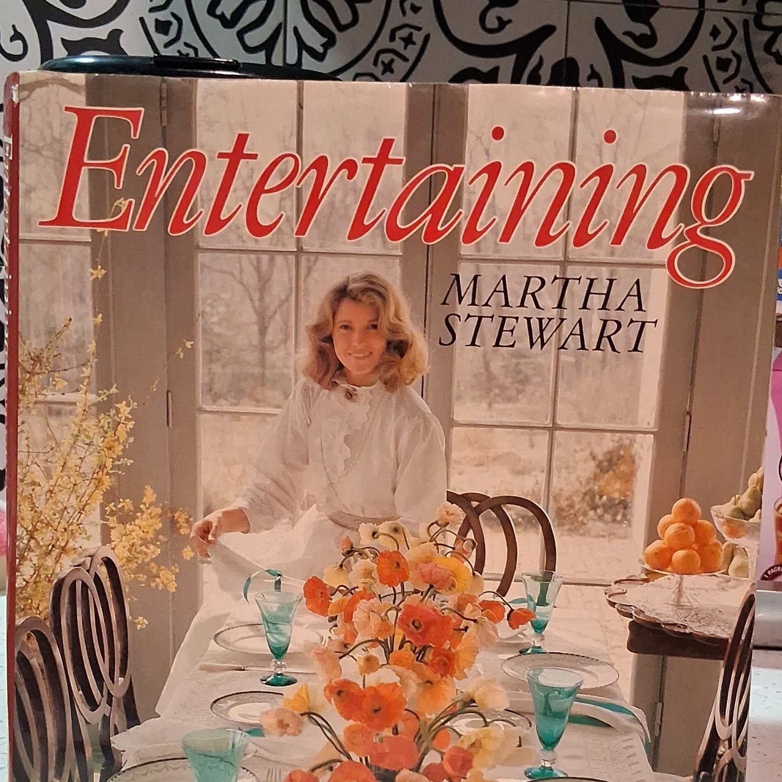 Martha Stewart Entertaining 1st Edition 1st Printing & Signed autographed Photo