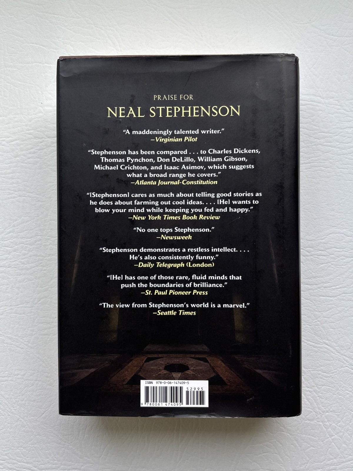 Anathem Neal Stephenson 1st Edition 2nd Printing Hardcover 2008