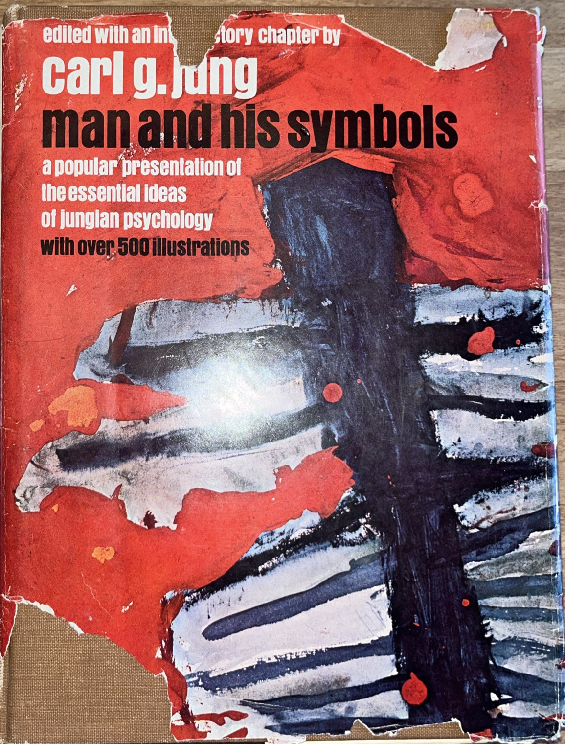 Man and His Symbols Carl Jung 1964 Hardcover Dust Jacket Illustrated BCE
