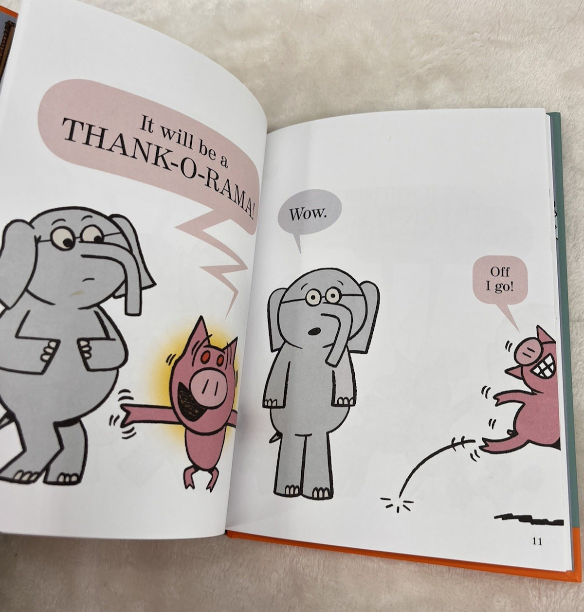 Mo Willems Elephant & Piggie BIGGIE Vol 1 & 2 + Thank You Book Lot 3 HC