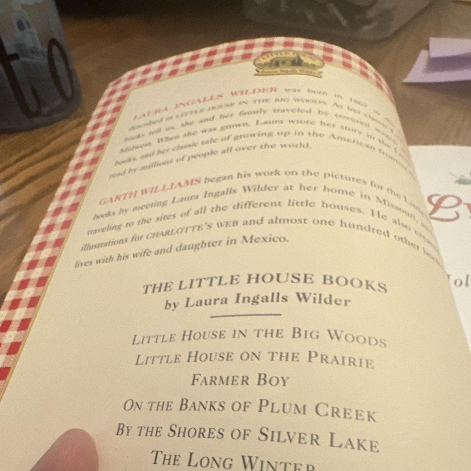 Laura Ingalls Wilder A Little House Christmas HC Illustrated Garth Williams 1986