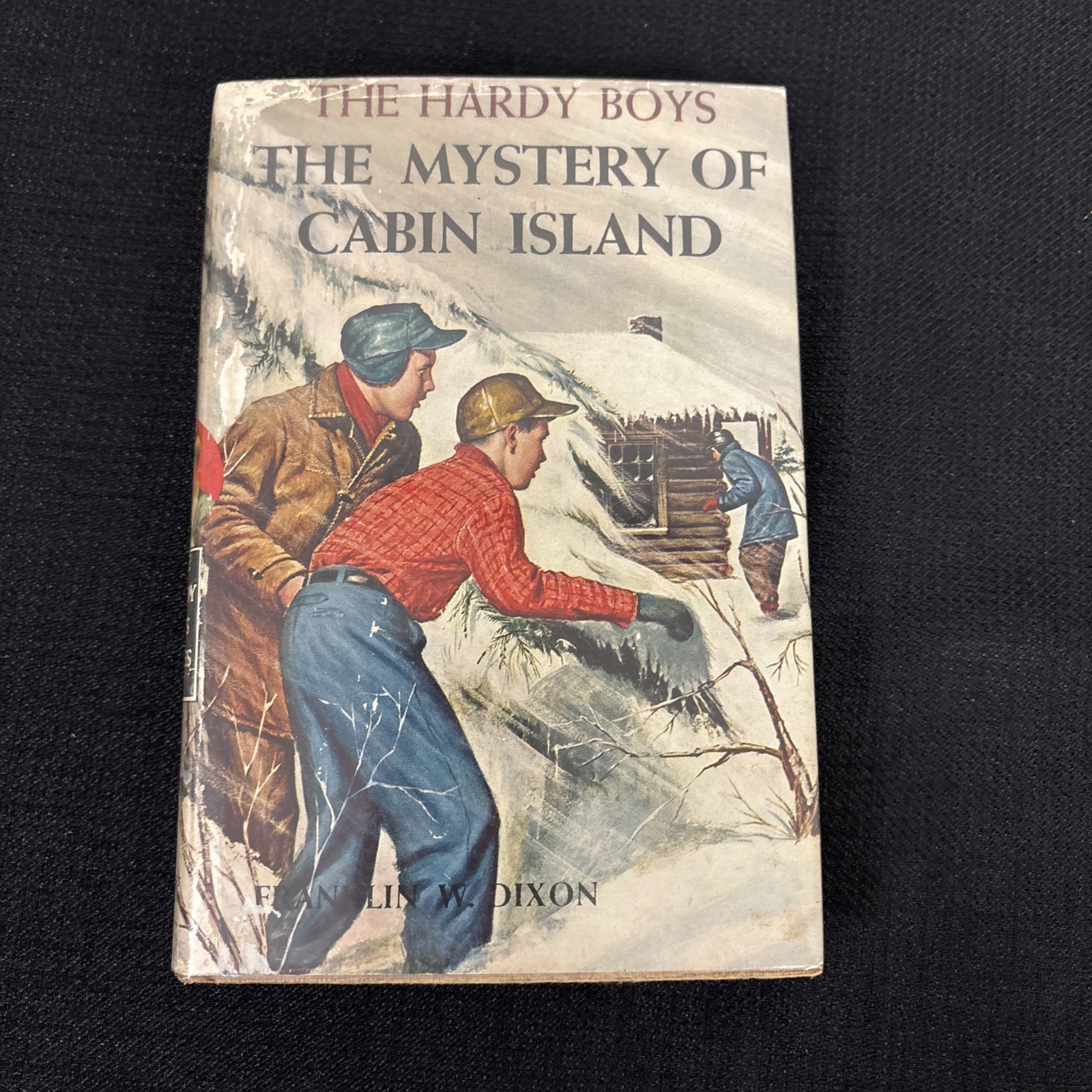 The Hardy Boys the Mystery of Cabin Island Hardcover Dust Jacket 214 Pages 1961