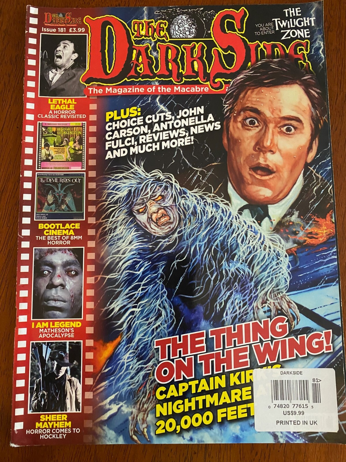 THE DARK SIDE Magazine of Macabre & Fantastic Horror Monster – UK – Issue #181