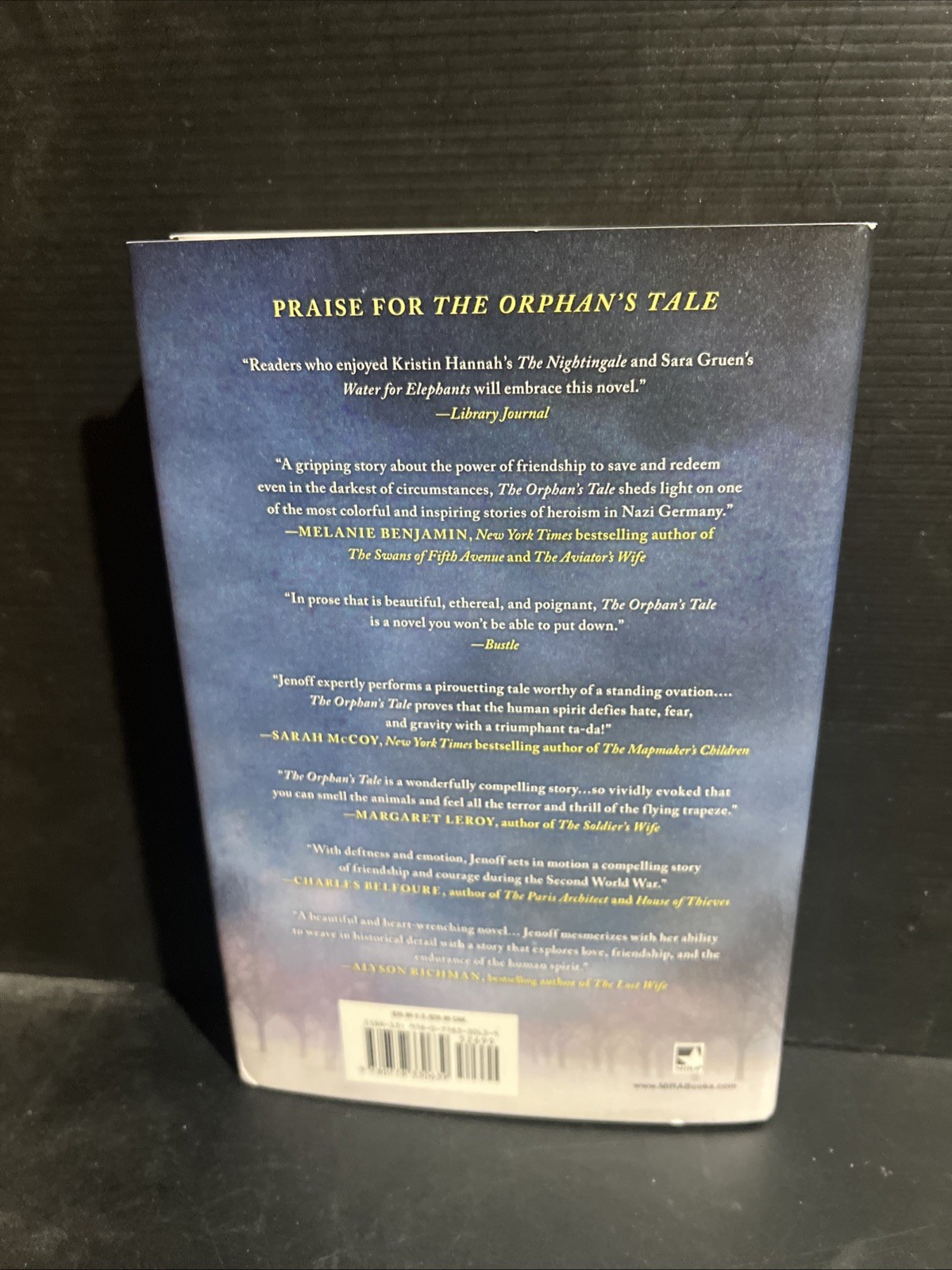 SIGNED 1st Edition The Orphan’s Tale by Pam Jenoff HC DJ 2017 WWII Novel