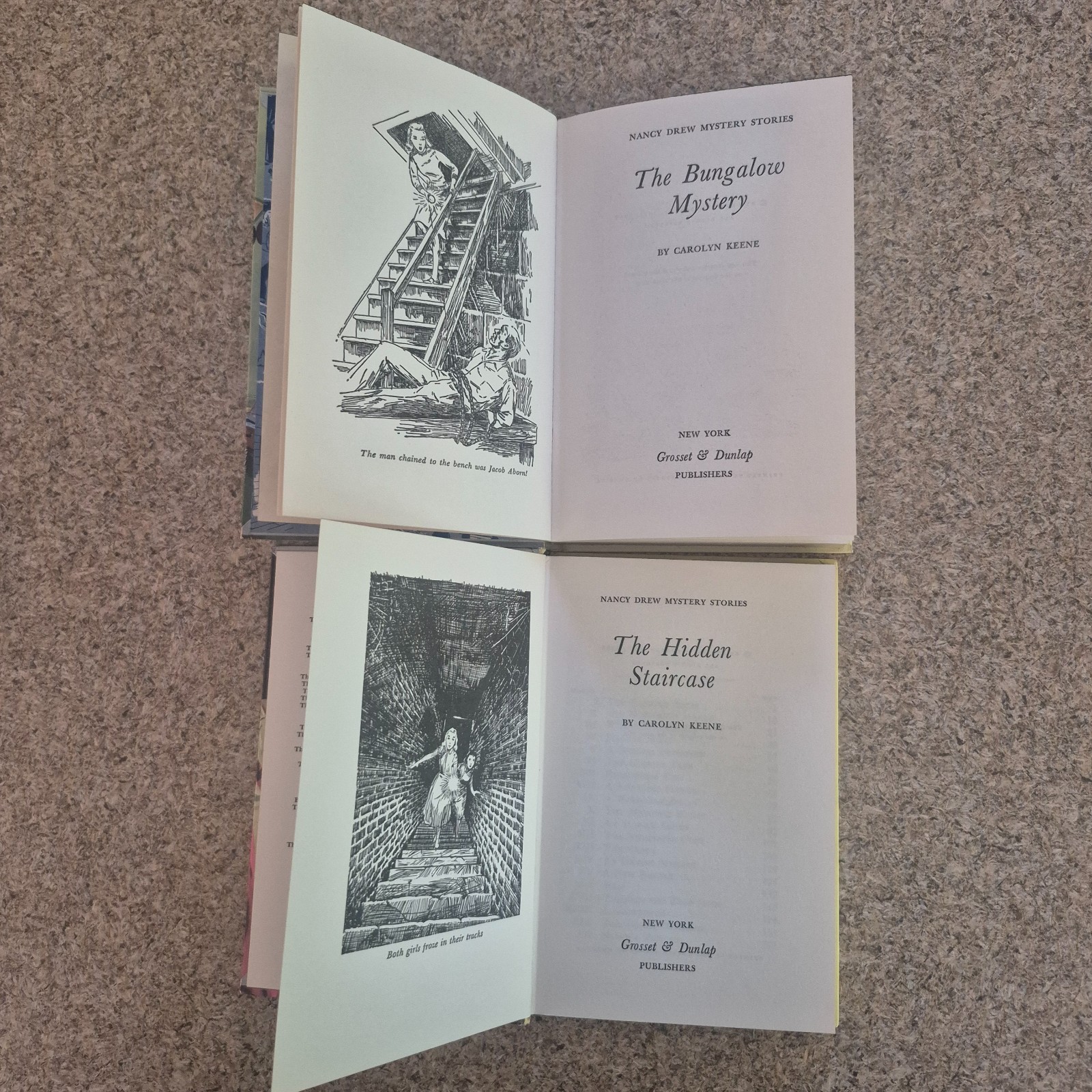 Carolyn Keene NANCY DREW Lot of 15 Vintage Yellow Matte Hardcovers – HC GC