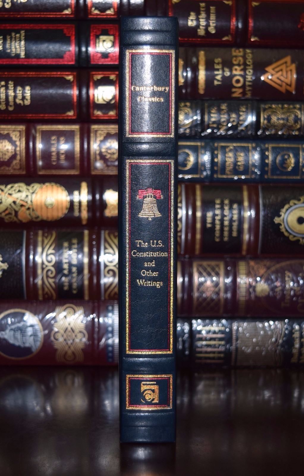 The U.S. Constitution Writings Federalist Papers New Leather Bound Collectible