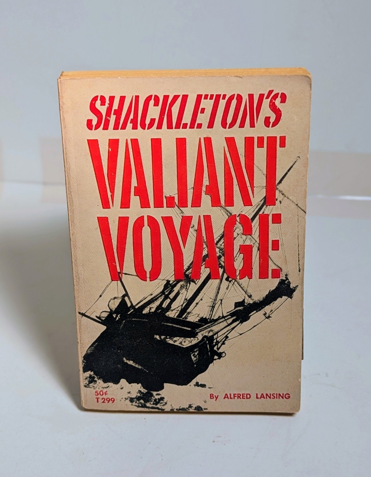 Shackleton’s Valiant Voyage (1962, Paperback) By Alfred Lansing, Vintage Brandon