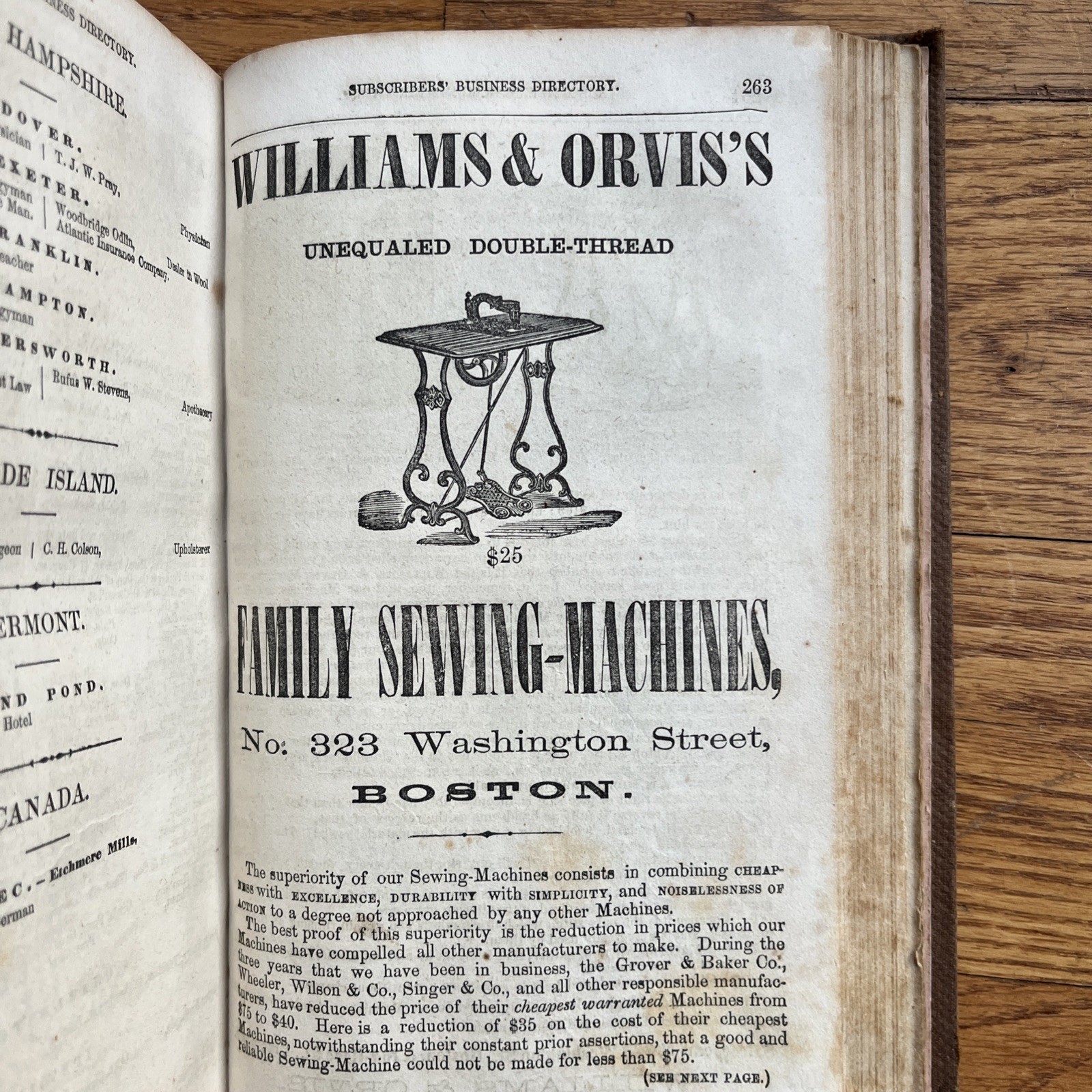 1861 Maine Directory 80+ Pages of Ads, Druggist, Wagons, Clothier – Genealogy!