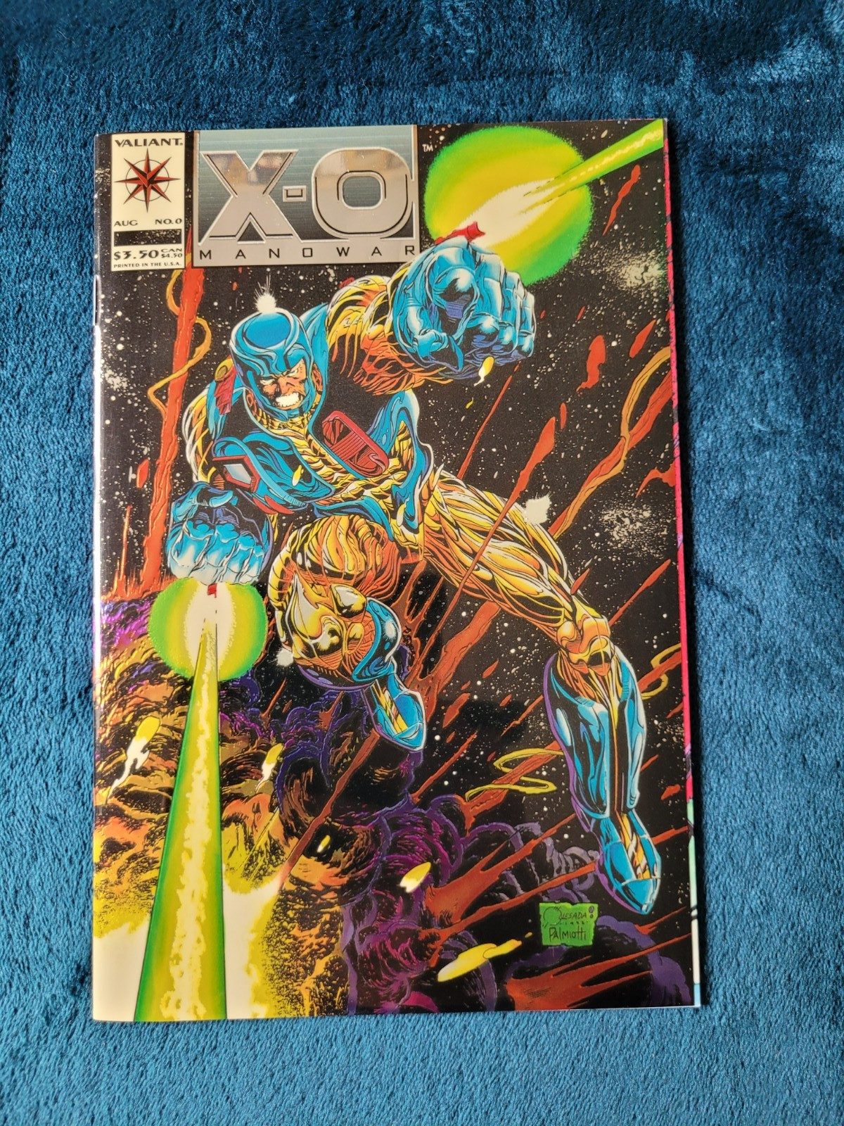 Valiant Comics – X-O Manowar Vol.1 #0 Chromium cover (Aug’93) Near Mint