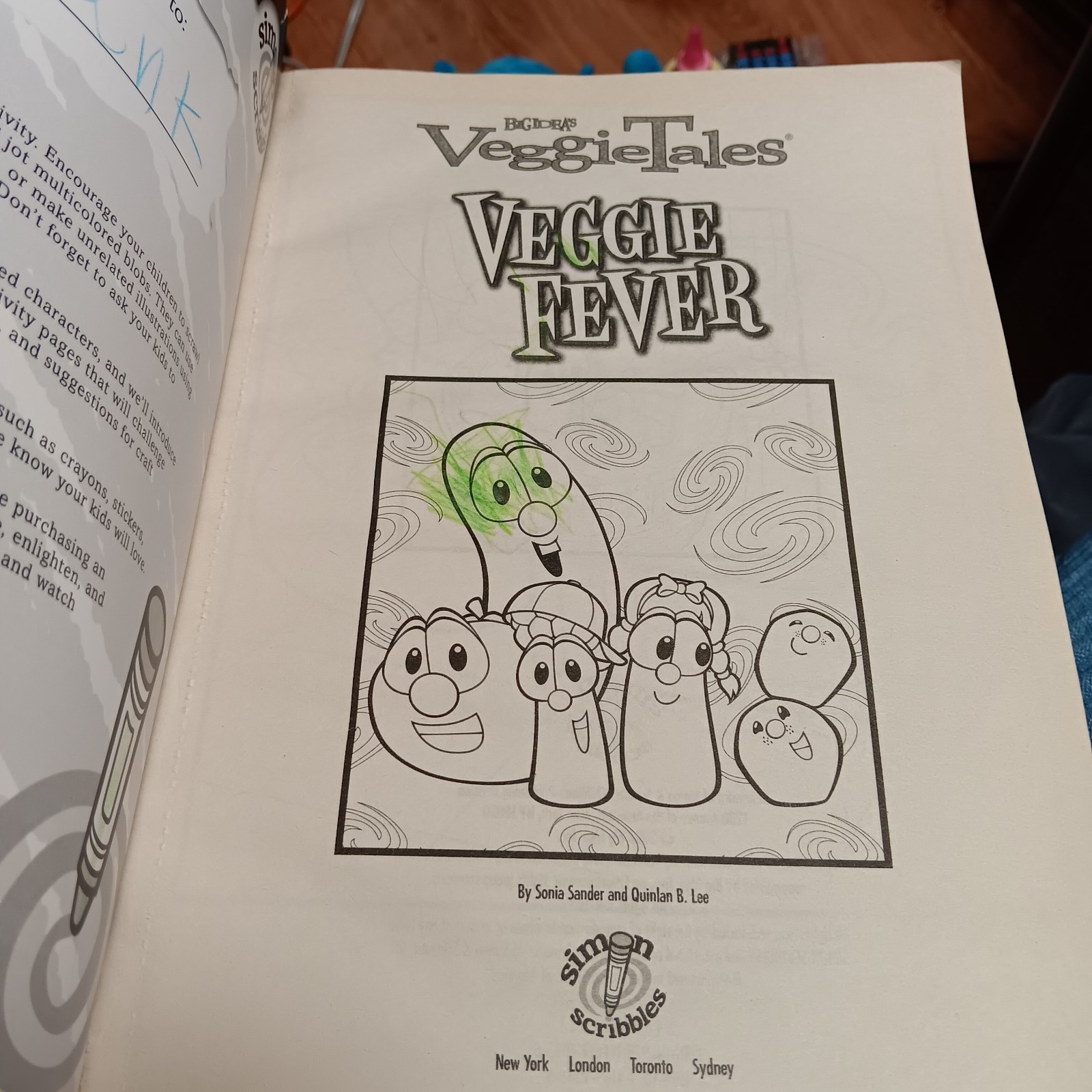 Big Idea VeggieTales Veggie Fever Jumbo Coloring Activity Book 2007 112 pages