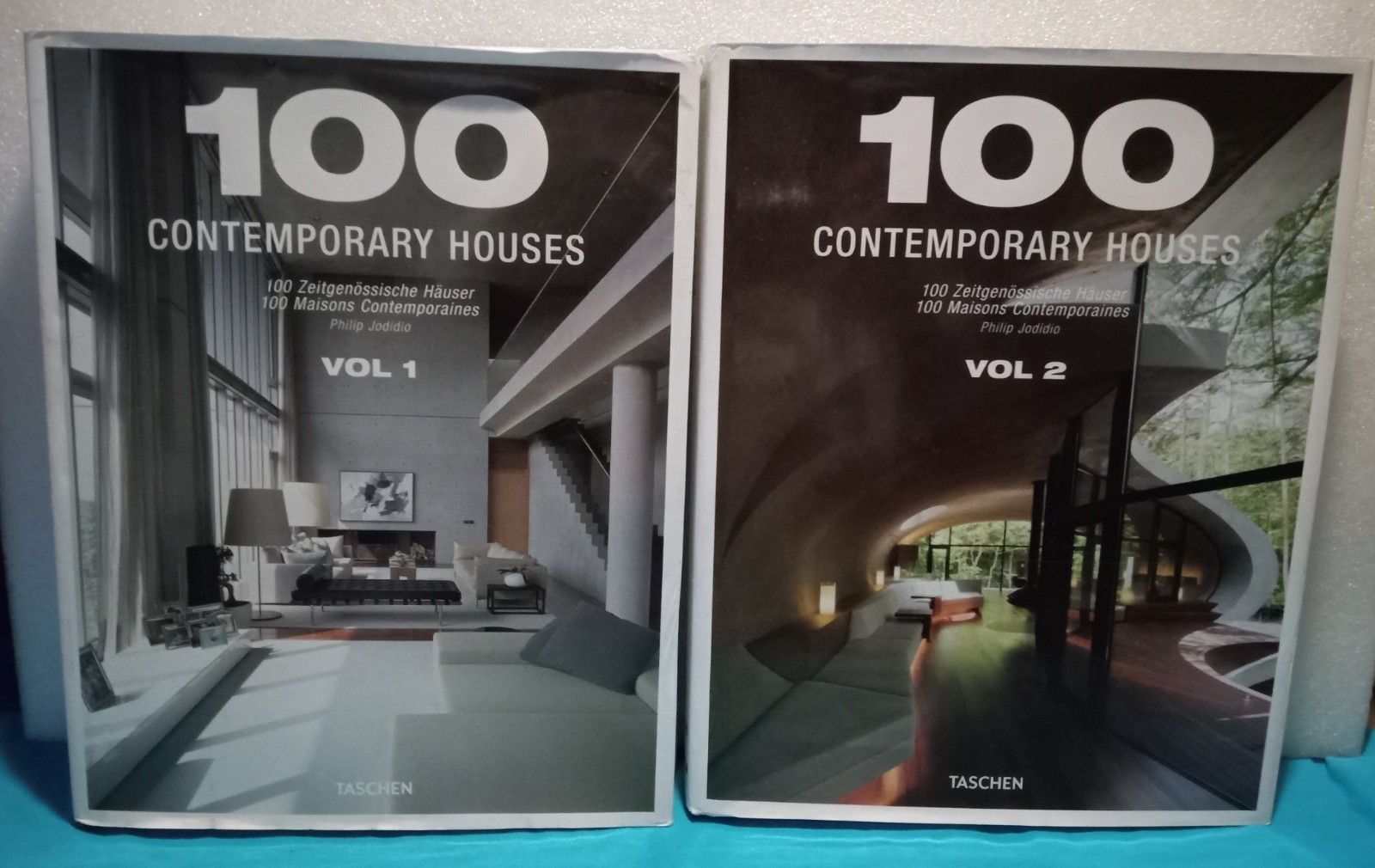 100 CONTEMPORARY HOUSES PHILIP JODIDIO Volumes 1 & 2 DJ HC Taschen Architecture