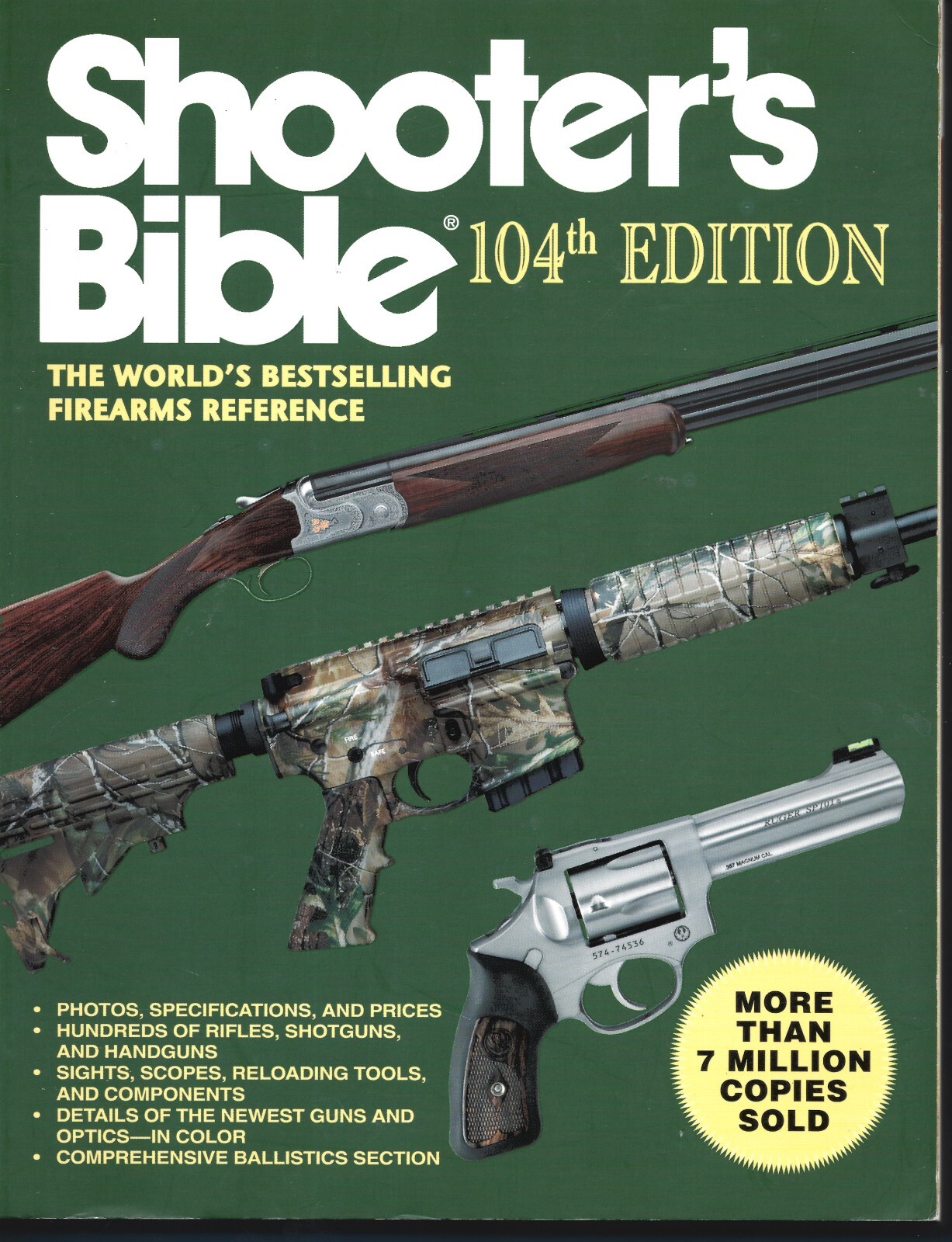Shooter’s Bible-Firearms Reference-104th Edition-2012-600 pages
