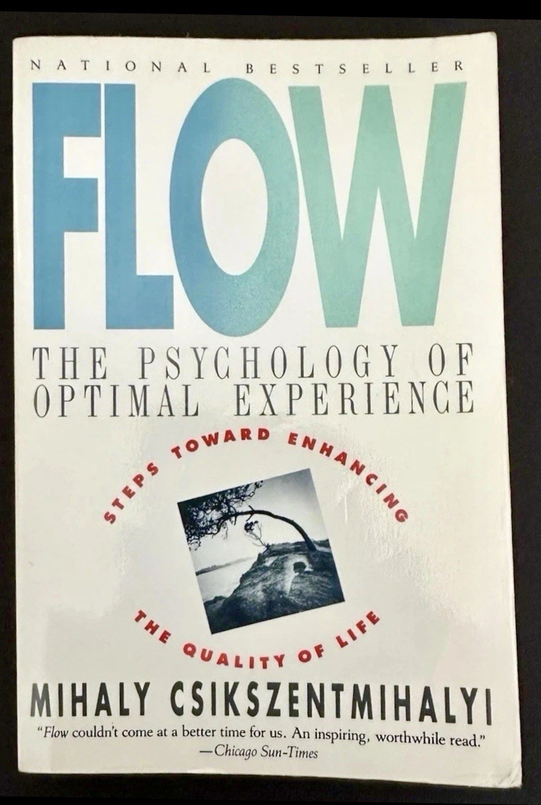 SIGNED Flow Mihaly Csikszentmihalyi 1973 PB Psychology Optimal Experience VG