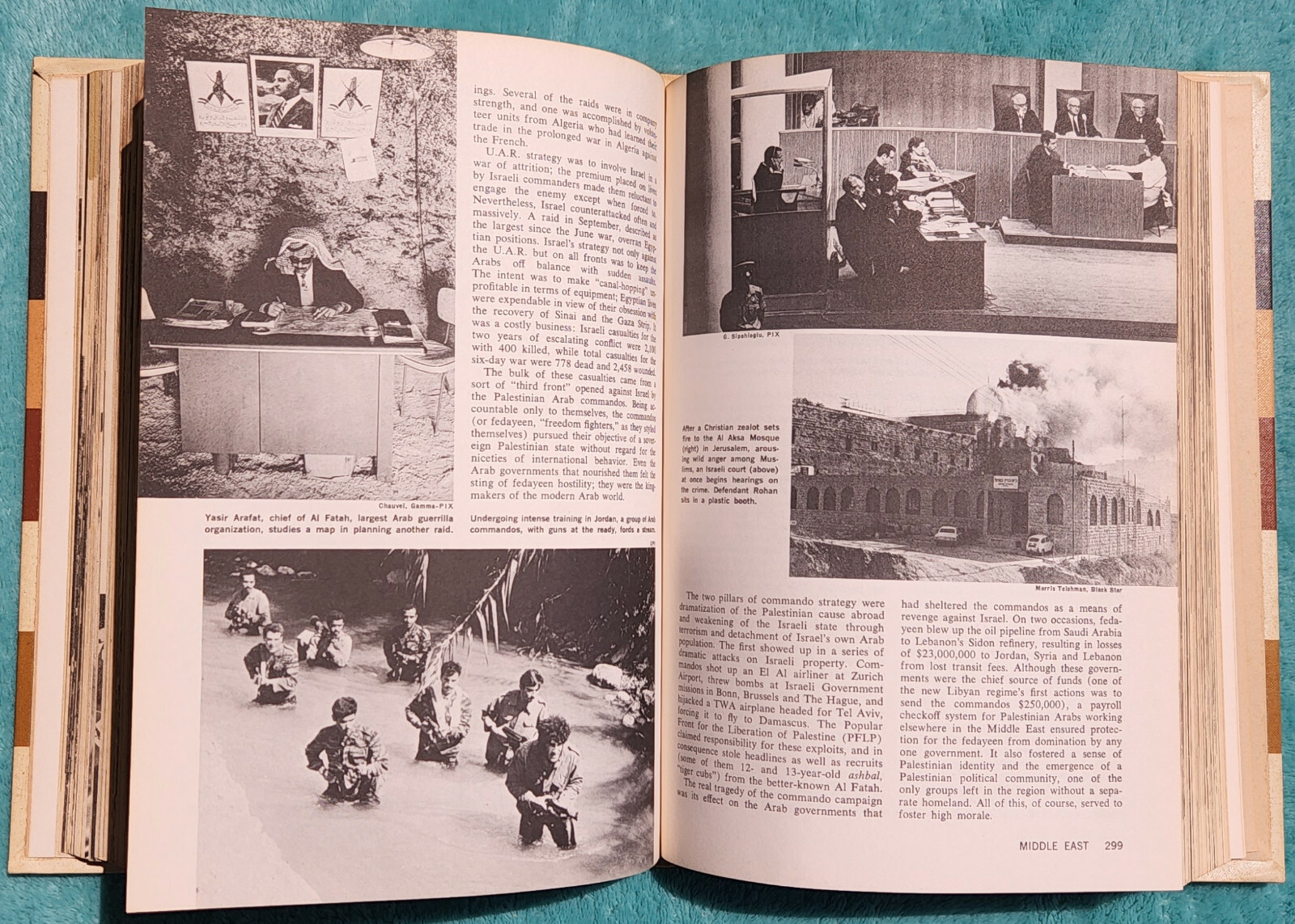 Grolier Encyclopedia Year Book 1970 Hardcover 512 Pages Of Highlights & History