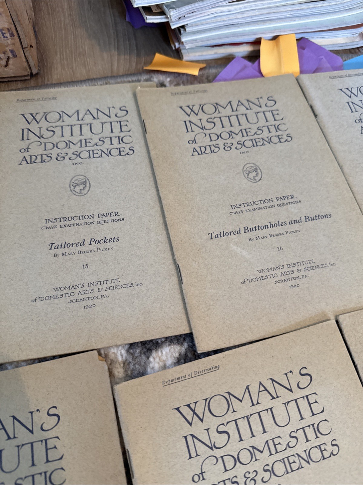 15 Booklets – Women’s Institute of Domestic Arts & Sciences Manuals