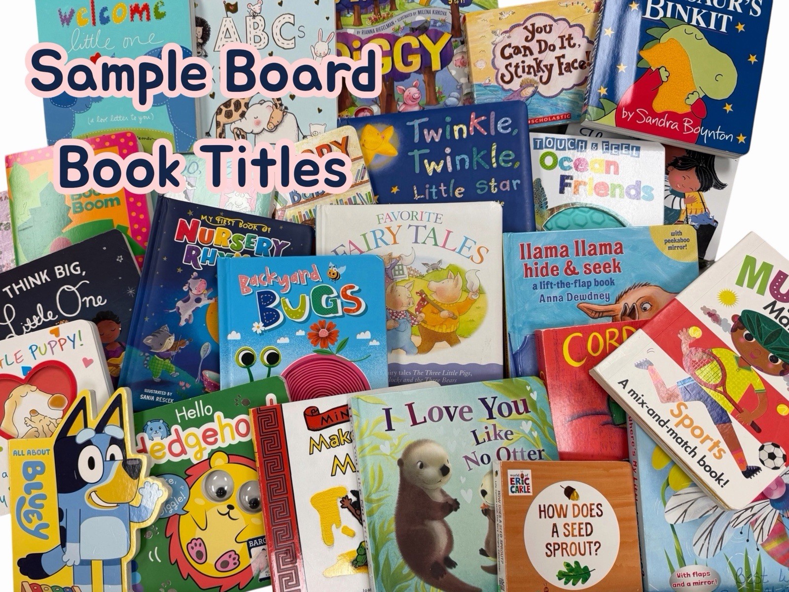 NEW BOARD HC Children’s BOOKS Lot of 10 for BABY TODDLER DAYCARE GIFT KID RANDOM